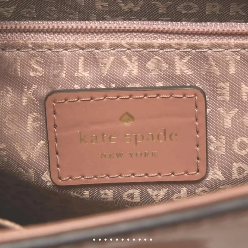 KATE SPADE New York Knightsbridge Croco Leather Doris Satchel, Rose Water NEW